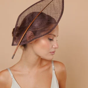 Tocado Hoja chocolate