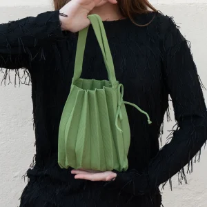 Bolso Acordeón Pistacho