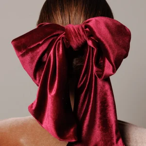 Lazo Ribbon vino terciopelo