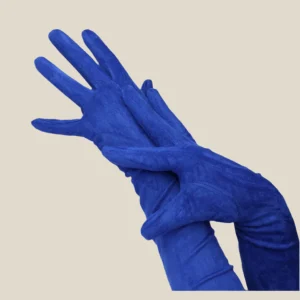 Guantes largos Azul Klein