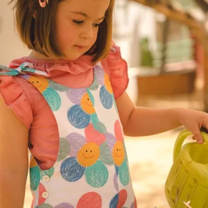 02-45086 Blusa niña lino