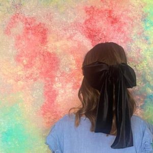 Lazo Ribbon negro terciopelo