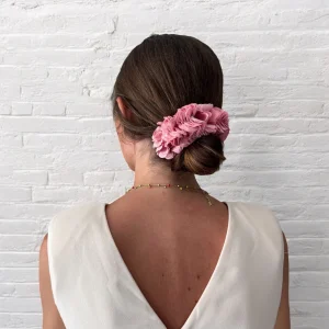 Tocado Hortensias Rosa