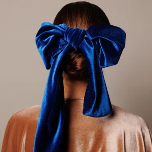 Lazo Ribbon azul klein terciopelo