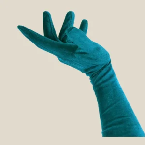 Guantes largos Aguamarina