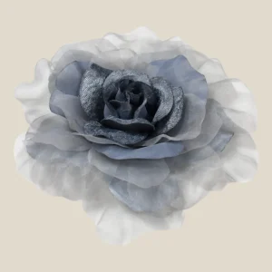 Flor Raimunda mini gris