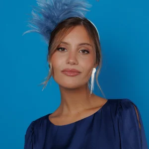 Diadema Señora azul bebé