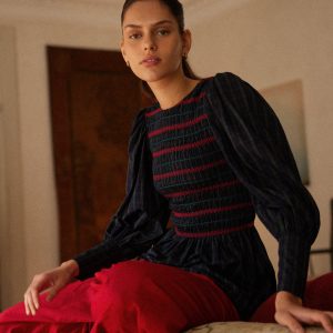 Ginevra Tartan Blouse