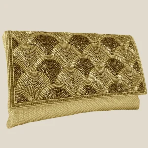 Bolso Cuentas doradas