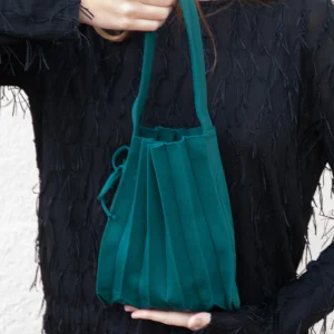 Bolso Acordeón Verde