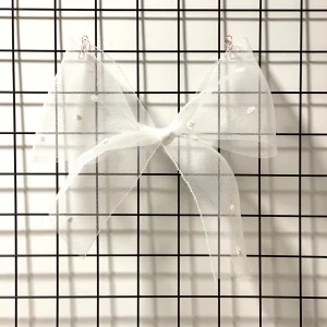 Lazo Ribbon blanco plumeti