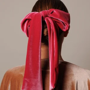 Lazo Ribbon rosa terciopelo