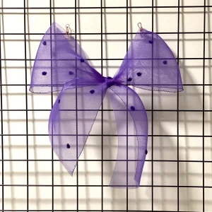 Lazo Ribbon morado plumeti