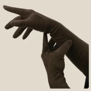 Guantes largos Chocolate