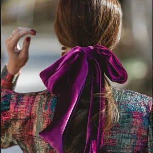 Lazo Ribbon buganvilla terciopelo