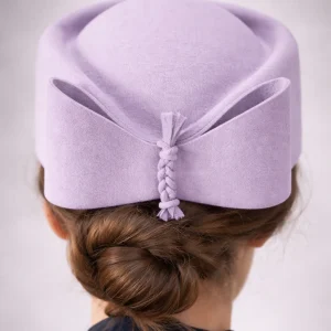 Tocado Casquete Olga Gris