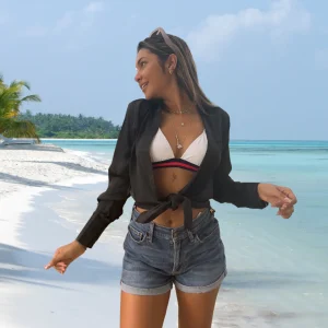 BLUSA DE SEDA ANSE NEGRA