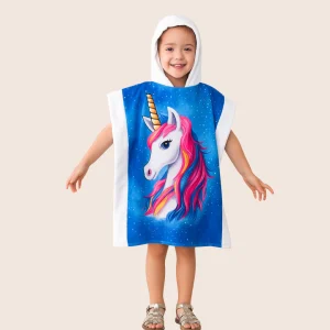 TOALLA DE PLAYA INFANTIL UNICORNIO