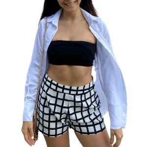 BLUSA DE SEDA ANSE BLANCA