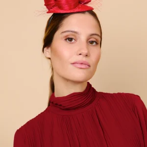Tocado Efigenia rojo